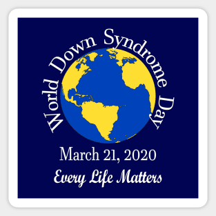 A Down Syndrome Life Sticker